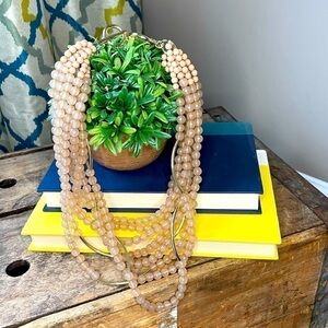 ZENZII Multi-Strand Acrylic Bead Necklace